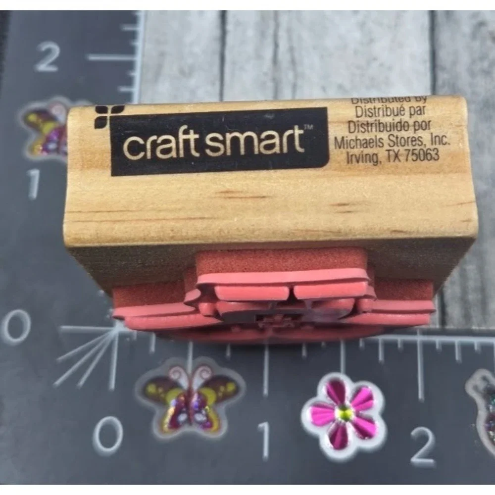 CraftSmart Dracula Vampire Halloween Rubber Stamp Wood #L17